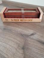 Watch case woodburry 6 pieces nieuw!!, Ophalen of Verzenden, Nieuw, Zwart