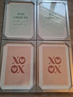 Nieuw! 4 zilverkleurige fotolijsten A4 formaat., Audio, Tv en Foto, Fotografie | Fotolijsten, Ophalen, Nieuw