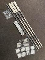 Ikea VIDGA gordijnrailsysteem: 4x 140cm rail + 2 bochten, Huis en Inrichting, Stoffering | Gordijnen en Lamellen, Ophalen, Nieuw