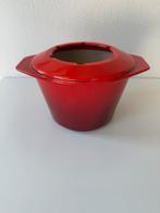 Le Creuset rode fonduepan gietijzer, Ophalen of Verzenden
