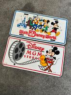 Metalen platen Disneyland uit 1987, Ophalen of Verzenden