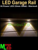 LEDgaragerail lengte 125 tot 160cm met 2x Hi Power LEDs, Nieuw, LEDverlichting, LEDgaragerail, Ophalen of Verzenden