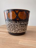 West Germany bloempot oranje vintage jaren 70 806-22, Ophalen