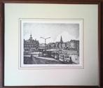 Ets Anna Doedijns - stadsgezicht Vlissingen, Antiek en Kunst, Ophalen