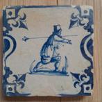 Grote kandelabertegel 17e eeuw, jager, Antiek en Kunst, Ophalen of Verzenden