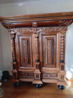 Rankenkast kussenkast, Huis en Inrichting, Kasten | Wandmeubels, Ophalen, Met deur(en), 150 tot 200 cm, Eikenhout