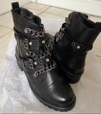 Kayla biker boots maat 37, Nieuw, Lage of Enkellaarzen, Ophalen of Verzenden, Zwart