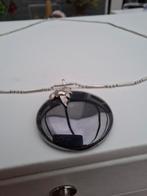 Aparte zilveren ketting met hanger, Sieraden, Tassen en Uiterlijk, Kettingen, Ophalen, Met hanger, Zo goed als nieuw, Zilver