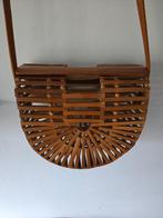 vintage Bamboe Schoudertasje  clutch, Sieraden, Tassen en Uiterlijk, Tassen | Damestassen, Ophalen of Verzenden, Zo goed als nieuw