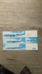 KLM groot formaat ansichtkaart, Verzamelen, Luchtvaart en Vliegtuigspotten, Ophalen, Zo goed als nieuw, Kaart, Foto of Prent