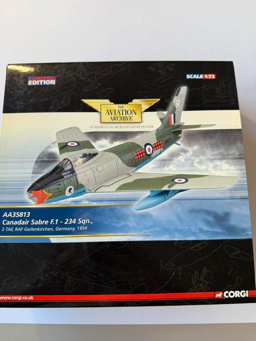 Corgi Canadian Sabre AA35813, Verzamelen, Luchtvaart en Vliegtuigspotten, Zo goed als nieuw, Schaalmodel, Ophalen of Verzenden