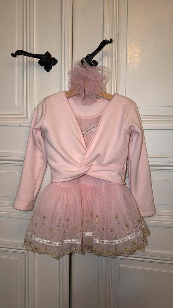 Balletpakje maat 110/120 - 3-5 jaar met winter warm top, Sport en Fitness, Ballet, Zo goed als nieuw, Kleding, Ophalen of Verzenden