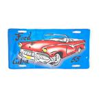 Alluminium nummerplaat nummerbord Ford cuba 55, Ophalen of Verzenden, Auto's