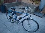 Blauwe peugeot herenfiets 3x8 versnellingen, Ophalen, Gebruikt, Overige merken