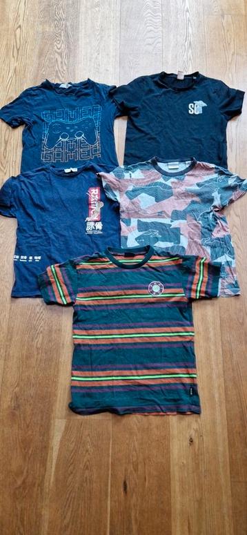 5 shirts maat 146-152 beschikbaar voor biedingen
