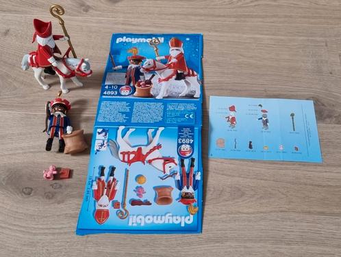 Playmobil - Sinterklaas en Zwarte Piet, Kinderen en Baby's, Speelgoed | Playmobil, Zo goed als nieuw, Complete set, Ophalen of Verzenden
