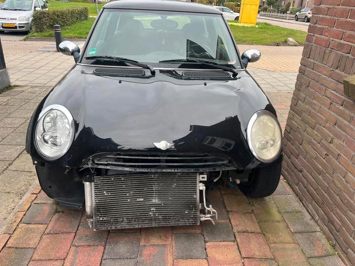 Mini 1.6 16V ONE 2005 Zwart loop of sloop, Auto's, Mini, Particulier, One, Benzine, D, Hatchback, Handgeschakeld, Geïmporteerd