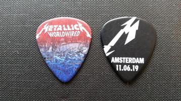 Metallica. Orginele band plectrums.  beschikbaar voor biedingen