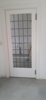 glas en lood deur, Doe-het-zelf en Verbouw, Ophalen, Gebruikt, 80 tot 100 cm, Binnendeur
