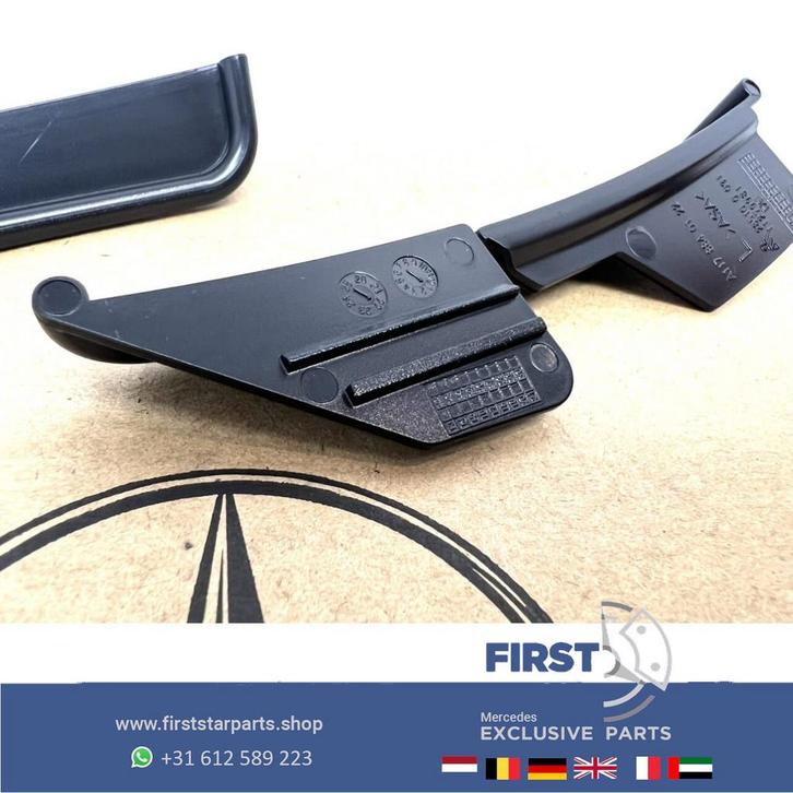 AMG WIELKAST AERO SPLITTER SET ACHTERSCHERM SPOILER L/R Merc, Auto-onderdelen, Carrosserie en Plaatwerk, Achterklep, Mercedes-Benz