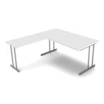 Hoekbureau Profi wit bureau 160cm - Links of Rechts, Verzenden, Nieuw, Bureau, Aylvalan 5 Bakkeveen