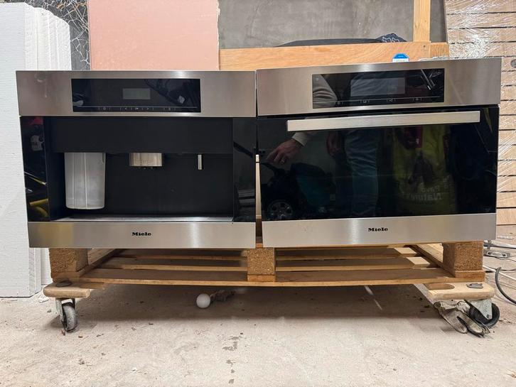 Miele Combi Stoomoven & Koffiemachine Inbouw, Witgoed en Apparatuur, Ovens, Gebruikt, Inbouw, Oven, 45 tot 60 cm, Hete lucht, Ophalen of Verzenden