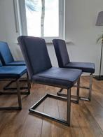 4 eetkamerstoelen, Huis en Inrichting, Stoelen, Ophalen, Zo goed als nieuw, Overige kleuren, Stof