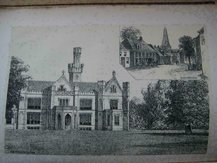110 / Barneveld de Schaffelaar   Litho 1876, Antiek en Kunst, Kunst | Litho's en Zeefdrukken, Ophalen of Verzenden