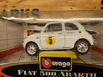 Fiat 500 Abarth (1965) burago, Ophalen of Verzenden, Zo goed als nieuw, Auto