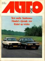Autovisie dubbeltest Talbot Sunbeam Lotus en TI April 1980, Ophalen of Verzenden, Gelezen, Overige merken
