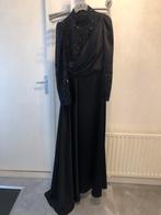 Elegante Zwarte Galajurk, Zwart, Ophalen of Verzenden, Zo goed als nieuw, Maat 36 (S)