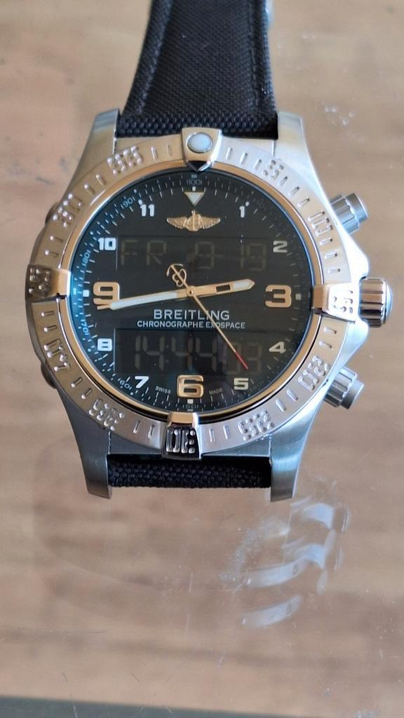 Breitling Exospace b55, Sieraden, Tassen en Uiterlijk, Horloges | Heren, Nieuw, Polshorloge, Breitling, Staal, Overige materialen