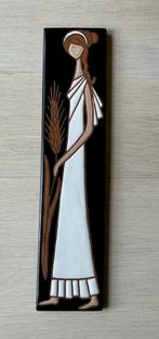 Vintage keramiek wandtegel Helen Michaelides (?), Ophalen of Verzenden