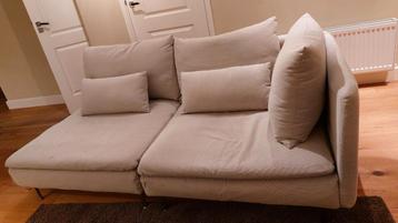 Soderhamn bank IKEA inclusief hoekelement, beige 