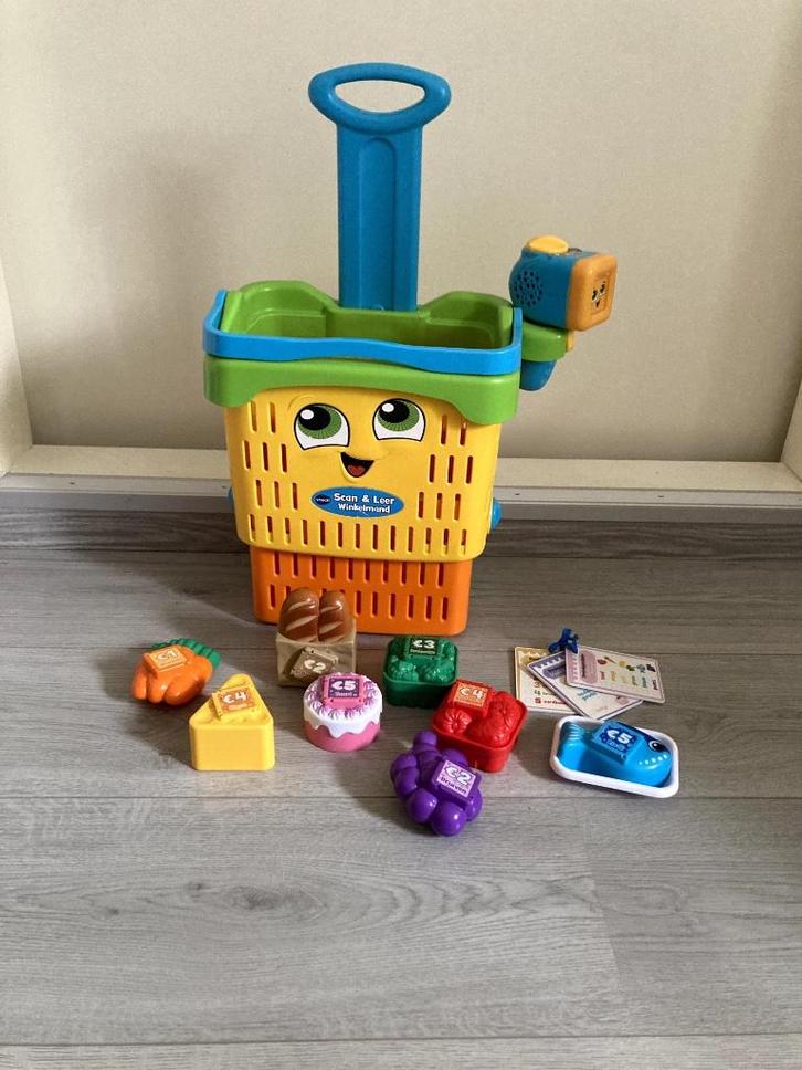 VTech Scan & Leer 2 in 1 Winkelmand, Kinderen en Baby's, Speelgoed | Vtech, Gebruikt, Ophalen of Verzenden