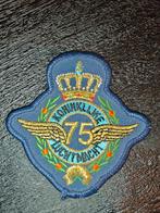Embleem Koninklijke Luchtmacht 75 jaar, Ophalen of Verzenden, Luchtmacht, Nederland, Embleem of Badge