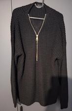 Nieuwe trui met rits detail maat 44/46, Ophalen of Verzenden, Nieuw, Maat 46/48 (XL) of groter, Zwart