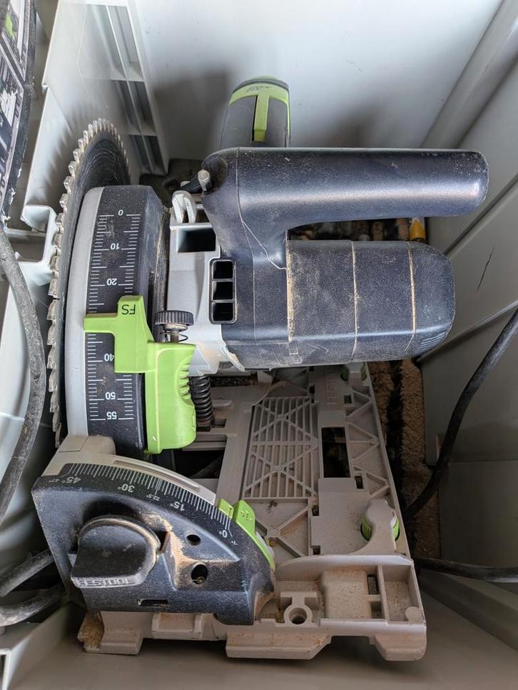 Festool Invalzaag TS 55 FEBQ - Gebruikt, Doe-het-zelf en Verbouw, Gereedschap | Zaagmachines, Gebruikt, Invalzaag, 600 tot 1200 watt