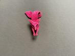 Vintage Lea Stein Fox Broche - Roze, Ophalen of Verzenden, Gebruikt, 7 tot 10 cm, Roze