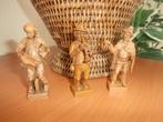 Antieke Beeldjes Nativity Italy en Ges Geschützt, Verzenden, Gebruikt, Mens