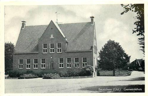 (387-261-001) Beusichem Gemeentehuis, Verzamelen, Ansichtkaarten | Nederland, Gelderland, Verzenden