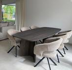 Eetkamerstoelen Draaibaar Taupe Luxe Eettafel Stoelen, Overige kleuren, Nieuw, Ophalen of Verzenden, Vijf, Zes of meer stoelen