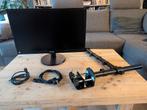 Philips 243V5L monitor met standaard en deskmount, Computers en Software, Ophalen, 23,6, Full HD, Zo goed als nieuw