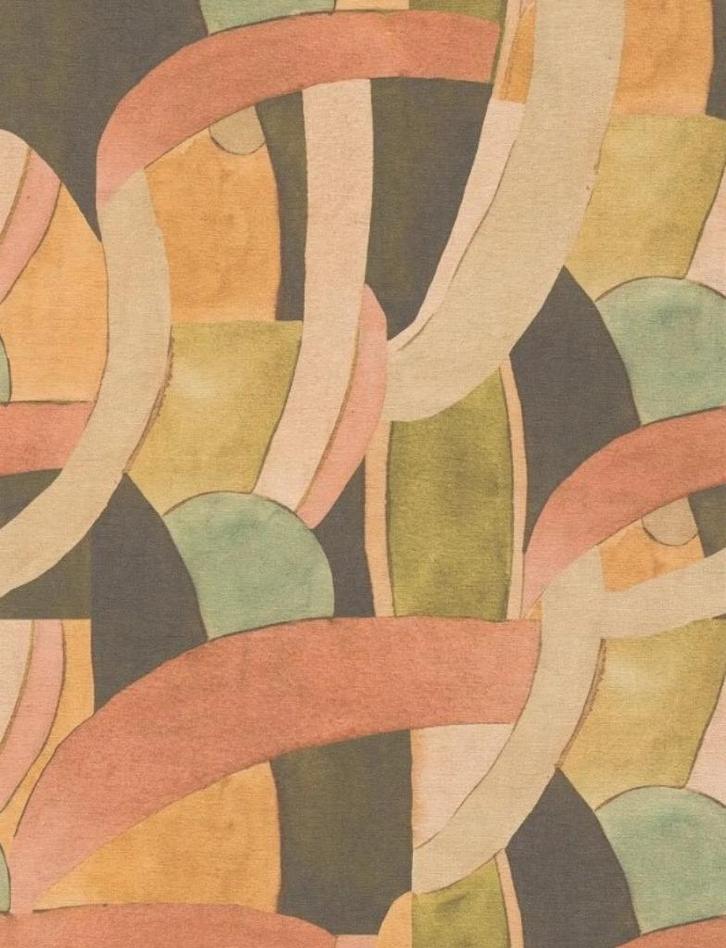 Behang AS Creation vliesbehang 78214-3, Huis en Inrichting, Stoffering | Behang, Blauw, Bruin, Grijs, Groen, Oranje, minder dan 10 m²