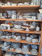 Blauw saks koektrommel  blik, Ophalen