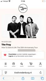 2 tickets concert the Fray, Twee personen, November