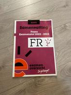 Frans examen Samenvatting HAVO 2022/2023, Ophalen of Verzenden, Alpha, Zo goed als nieuw, Niet van toepassing