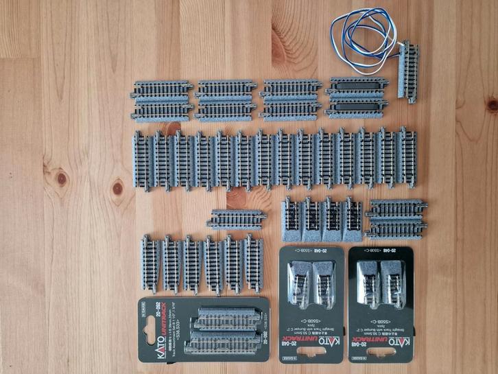 Kato N-spoor rails, Hobby en Vrije tijd, Modeltreinen | N-Spoor, Zo goed als nieuw, Rails, Gelijkstroom, Ophalen of Verzenden
