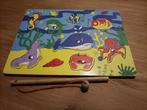 Kinderpuzzel met magneet en hengel, Ophalen of Verzenden, Zo goed als nieuw, Van hout, Minder dan 10 stukjes