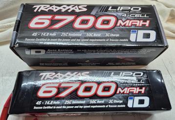 Traxxas 4S 14,8v 6700mah Lipo voor MAXX accu nieuw beschikbaar voor biedingen